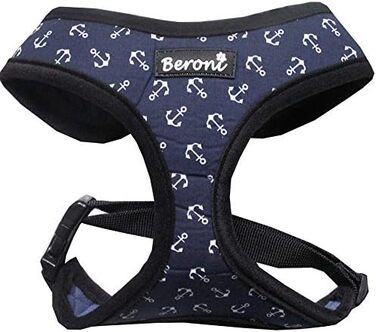 Шлейка для собак Softgeschirr, морська тематика, регульована, розмір L (37-42см, 47-63см)