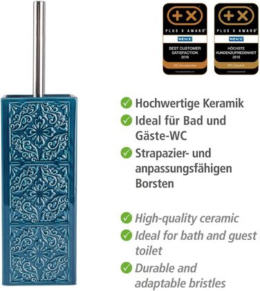 Набір WC Cordoba білий кераміка (блакитний)