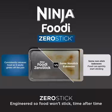 Ninja Foodi ZEROSTICK 12-Cup Muffin Tin, Non-Stick Coated, Durable, Robust, Aluminum-Plated Steel, Gray, B30212EUUK