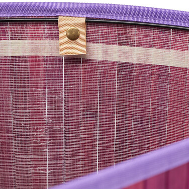 Relaxdays Bamboo Laundry Basket