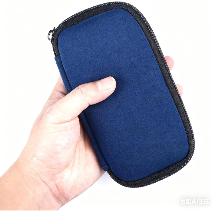 Органайзер для USB-накопичувачів TATMOHIK: синій кейс на 10 USB-флешок, USB-накопичувачів, флеш-карт