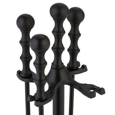 Relaxdays 5-Piece Fireplace Set
