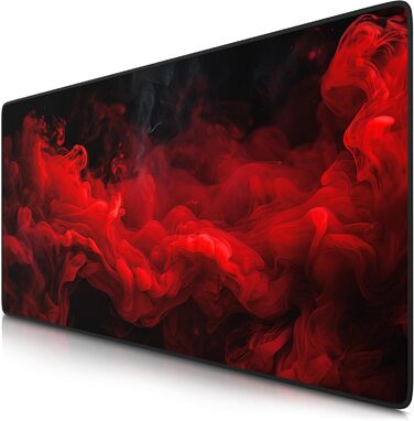 Килимок для миші CSL Titanwolf XXL - 900 x 400 мм - Red Smoke