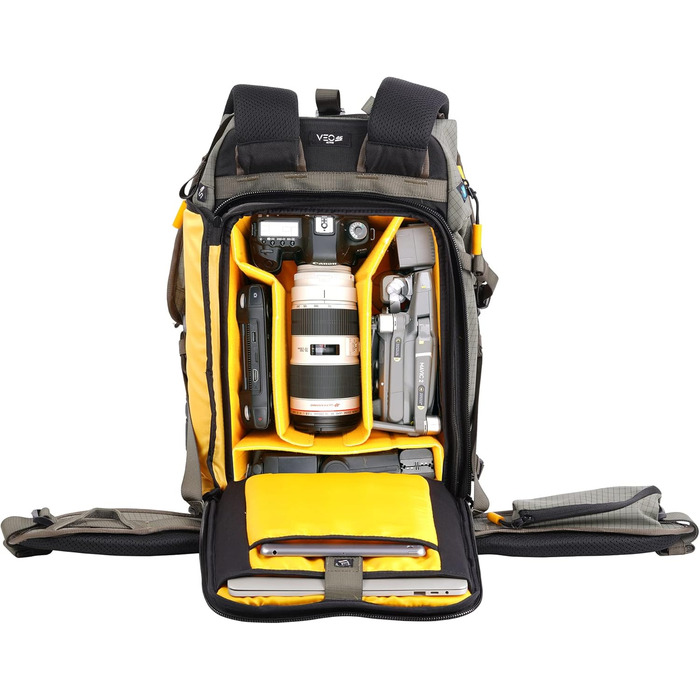 Рюкзак фото Vanguard Veo Active 46KG Khaki для трекінгу та міста