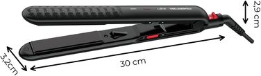 Випрямляч для волосся Rowenta Optiliss Ionic SF323L з керамічним покриттям, 10 режимів температури до 230°C, чорний