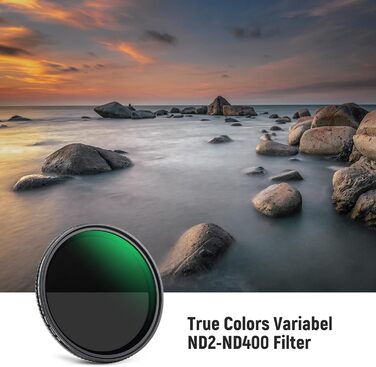 NEEWER Фільтр ND Variabler 67mm (ND2-ND400) з HD склом та алюмінієвим каркасом