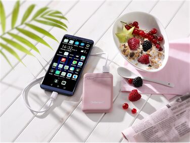 Powerbank Intenso Powerbank XS 5000mAh - зовнішній акумулятор для смартфона, планшета, MP3-плеєра, цифрової камери (рожевий)