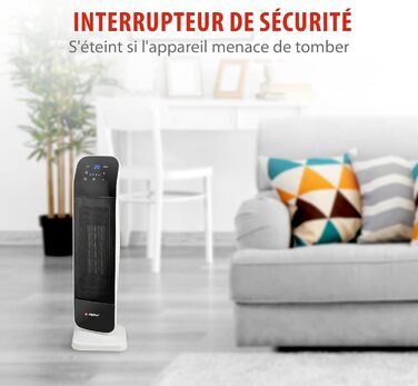 Електричний обігрівач та вентилятор Alpina - Турбо вентилятор з пультом та таймером, 2000W