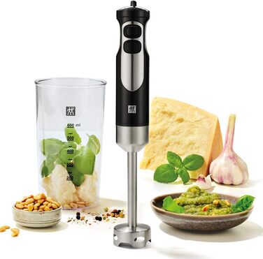 Блендер ZWILLING Stabmixer 550 Вт з мірним стаканом 600 мл, нержавіюча сталь 18/8