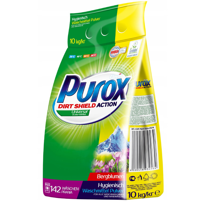 Універсальний пральний порошок Purox, 10 кг
