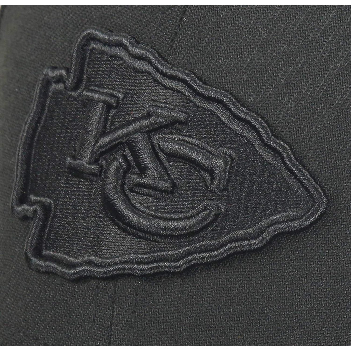 Кепка бейсбольна New Era NFL 39thirty Kansas City Chiefs чорна (S-M) - Офіційна ліцензія