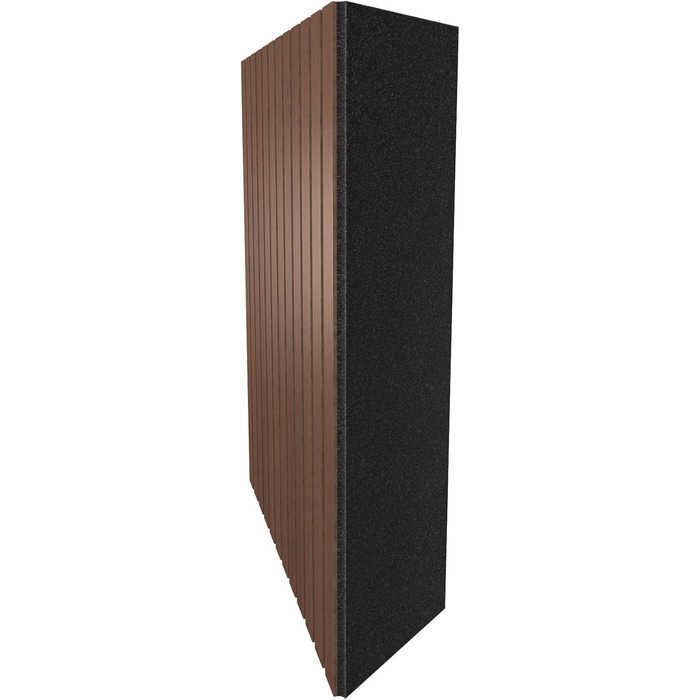 Набір акустичних кутових басових пасток для студії звукозапису, 50x50x10 см, шумоізоляція та поглинання звуку, колір горіх (4 шт)