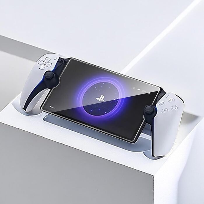 Захисне скло GIOPUEY для PlayStation Portal, 2 шт., прозоре, проти подряпин, олієстійке, висока прозорість, сумісне з чохлом