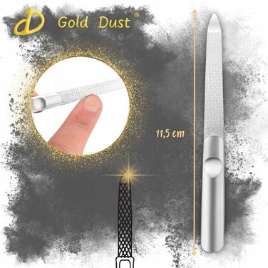 Набір кутикул-кусачок Gold Dust для нігтів, 20 мм, нержавіюча сталь