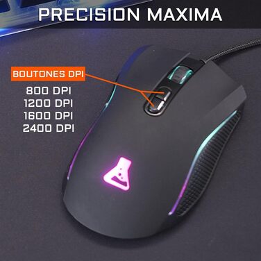 G-Lab Combo Yttrium: Комплект клавіатури та миші для геймінгу, 105 клавіш, миша 2600 DPI, мишкапад, сумісність з PC/PS4/PS5