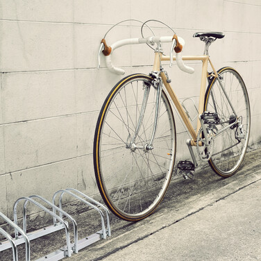 Relaxdays Bicycle Stand for 3 Bicycles, Steel