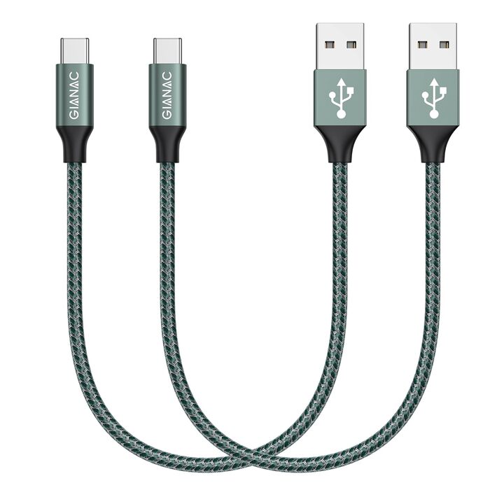 Кабель USB C 2 шт. (2м) 3.1A, швидка зарядка та синхронізація. Підходить для Samsung, Huawei, Sony Xperia