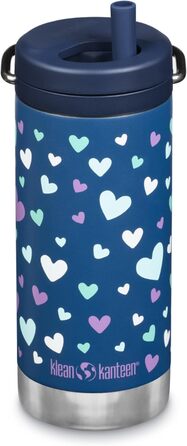Klean Kanteen TKWide 340 g (with twist cap) – (Marine Blue Hearts)