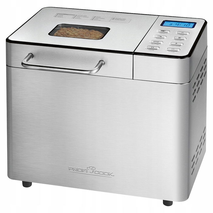 Хлібопічка Profi Cook PC-BBA 1282, срібляста, 550 Вт
