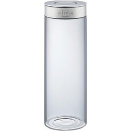 SILBERTHAL Storage Jars Glass with Lid 1700 ml - Storage Jars for airtight & leak-proof storage in the kitchen