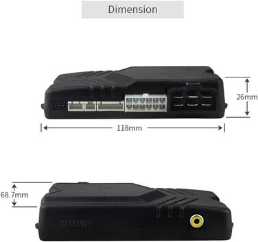 Двостороння автосигналізація Easyguard EC201-M9 з LCD-пейджером 4,4 см, дистанційним запуском, турботаймером, датчиком удару, DC12V