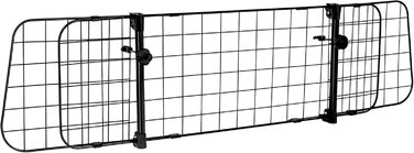 Сітка для собак у машину, 30 см заввишки - регульована 85-140 см - захисний бар'єр для собаки та багажу - міцна металева конструкція - легка установка без інструментів