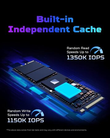 SSD Acer Predator GM7000 4TB NVMe PCIe Gen4 з DRAM Cache для ПК та ноутбука, сумісний з PS5, M.2 2280