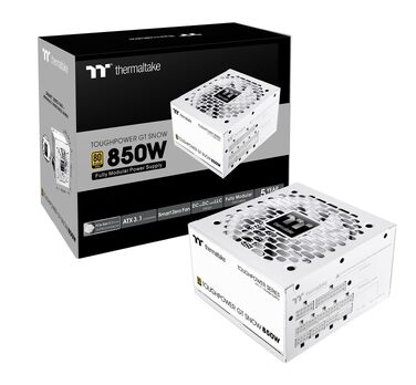 Блок живлення Thermaltake Toughpower GT 850W ATX 3.1 PCIe 5.1 80+ Gold Modular Snow (білий)