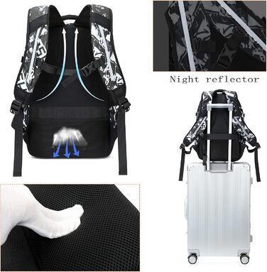 Шкільний рюкзак для хлопчика та дівчинки-підлітка, водонепроникний, 5-13 клас, 8-16 років, сірий