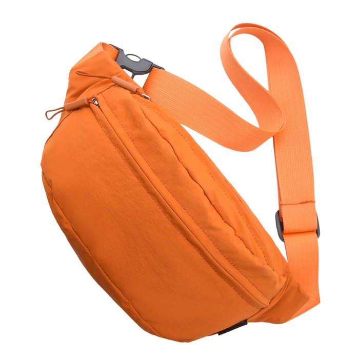 Поясна сумка чоловіча/жіноча водонепроникна для подорожей, фестивалів, спорту та прогулянок з собакою (Помаранчевий)