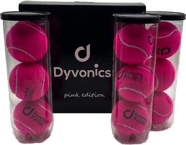М'ячі для падел-тенісу Dyvonics, рожеві (3 шт.)