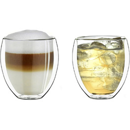 Created double-walled glasses 400ml 