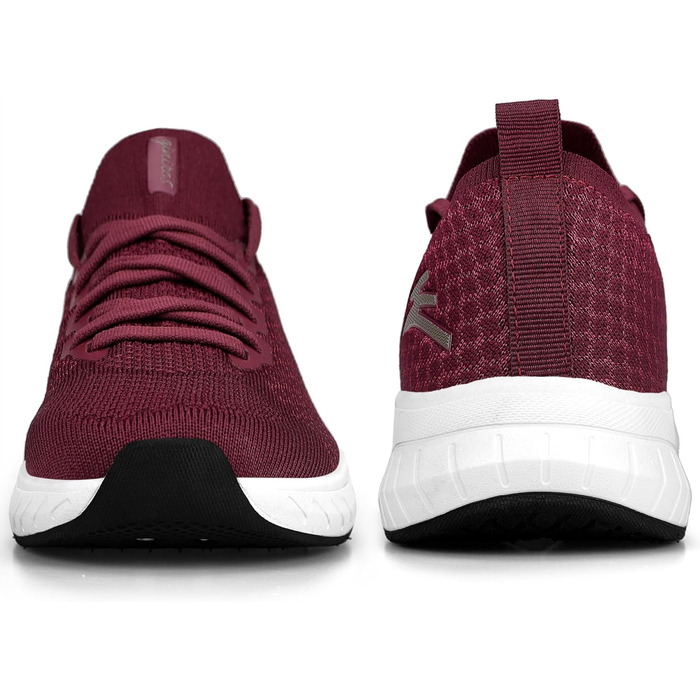 Жіночі спортивні кросівки для бігу та прогулянок. Легкі, дихаючі, стильні. Колір: бордовий, розмір EU 37