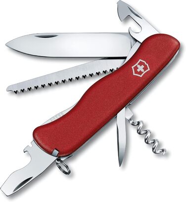 Мультитул Victorinox Forester: Швейцарський ніж, 12 функцій, червоний