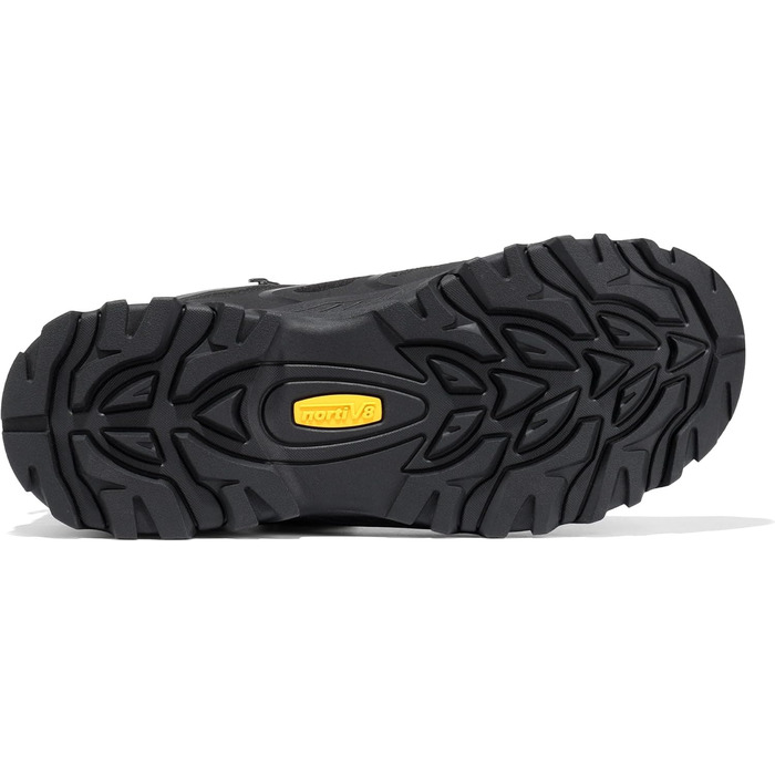 Чоловічі туристичні черевики NORTIV 8 - водонепроникні трекінгові черевики для хайкінгу та альпінізму, чорний (46 EU)