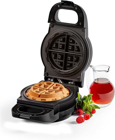 Електрична вафельниця PowerXL Waffle Star 13 см з антипригарним покриттям, для солодких та солоних вафель, овочевих, шоколадних, піца-вафель