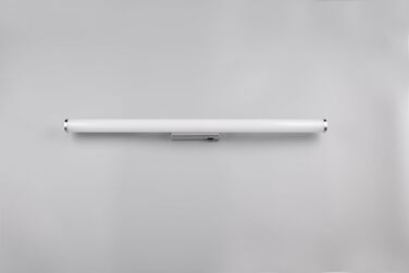 Trio Leuchten LED Bathroom Wall Light Mattimo 283274106, Metal Chrome, White Plastic, 4.3 Watt LED (Width 80cm)