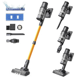 Бездротовий пилосос Proscenic P11 Ultra: потужний, легкий, з акумулятором 50 хв, сенсорний екран, зелене світло, антизаплутування, для дому та авто