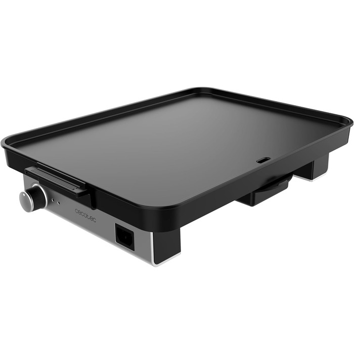 Cecotec Electric Grill Plate with Detachable Magnetic Parts - 1800W, 2600W, Aluminum with Teflon Coating, Non-Stick, Dishwasher Safe, Adjustable Thermostat, Large Cooking Surface
