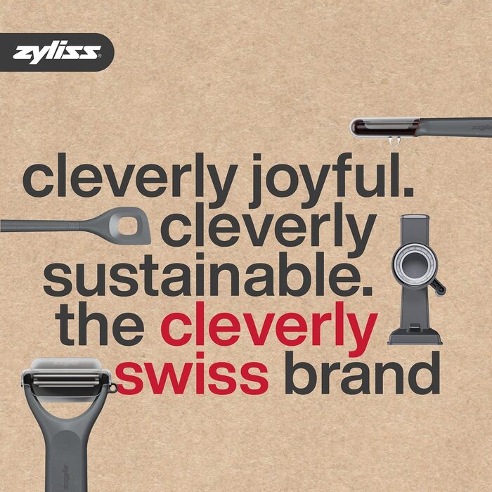 Салатниця-швидкокрутка Zyliss Easy Spin 6L з мотузковим механізмом, нержавіюча сталь, BPA-free, AquaVent™