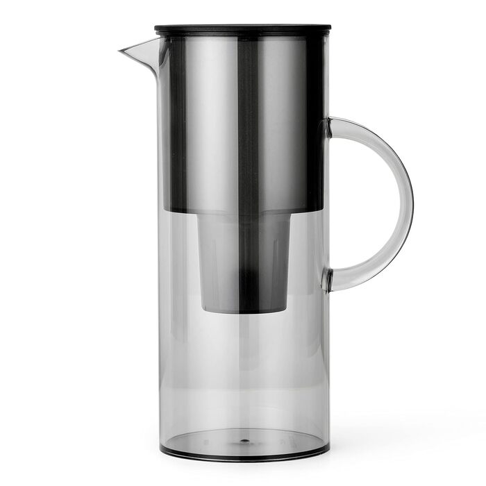 Фільтр-глечик Stelton EM77, 2 л, сумісний з Brita, пластиковий, для очищення води, зменшує хлор та накип, сучасний дизайн, тонований