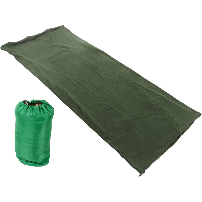 Sleeping Bag Portable Travel Warm Sleeping Bag for Adults Outdoors, Camping, Hiking, Climbing, Wool Sleeping Bag Liner