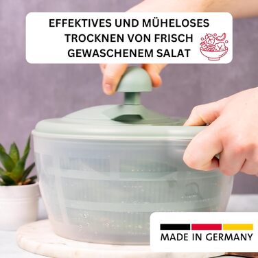 Westmark Salatschleuder 2432224M - Салатниця-центрифуга, PP, м'ятно-зелена, стандарт