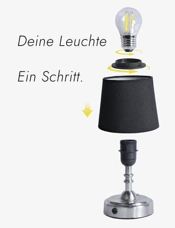 LED-лампа настільна бездротова з акумулятором 4000mAh, тепле світло 2700K, сенсорне керування, з адаптером/кабелем, для спальні, подарунок (золота)