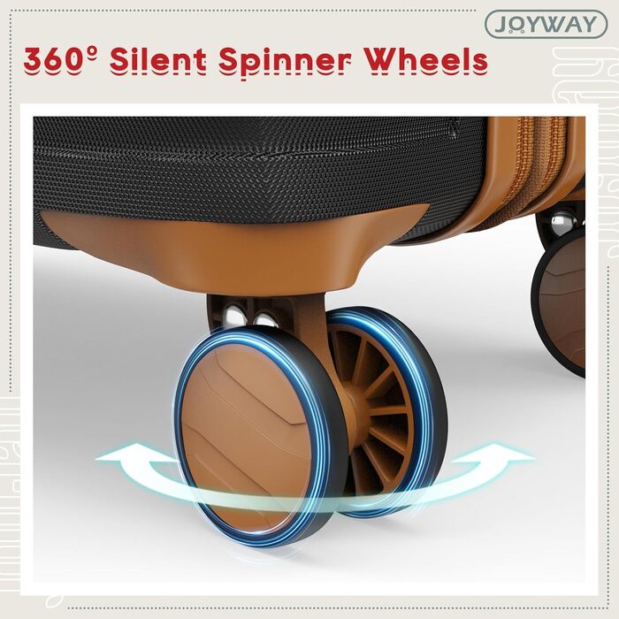 Набір валіз Joyway Handgepäck-Sets, чорний, ручна валіза, розширювана дорожня валіза з TSA-замком, чорний