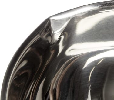 Metaltex 23514610080 Mixing Bowl, 2.8 l, non-slip, stainless steel, silver and pink, 20 x 20 x 11.5 cm