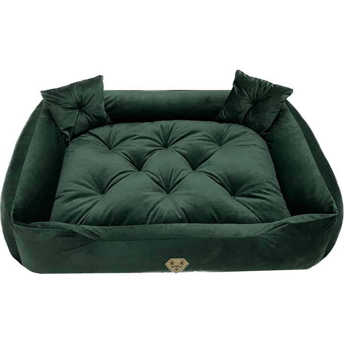 Ортопедичне собаче ліжко Dogs4Life Velours XXL (135x100 см) | Для великих собак | З водонепроникним покриттям | Зручне собаче ліжко | Зручне та миється | Для дому та вулиці