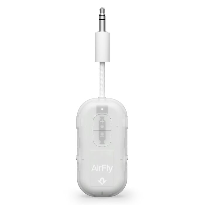Bluetooth-трансмітер та ресивер Twelve South AirFly Pro 2 для AirPods та навушників, Glacial White