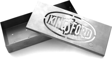 Kingsford Stainless Steel Smoker Box for Grill | Smoker Box for All Grills | Robust Grill Accessory | Easy Way to Turn Any Grill into a BBQ Smoker