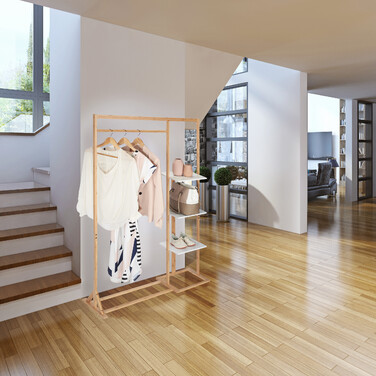 Relaxdays Clothes Rack with Shelf